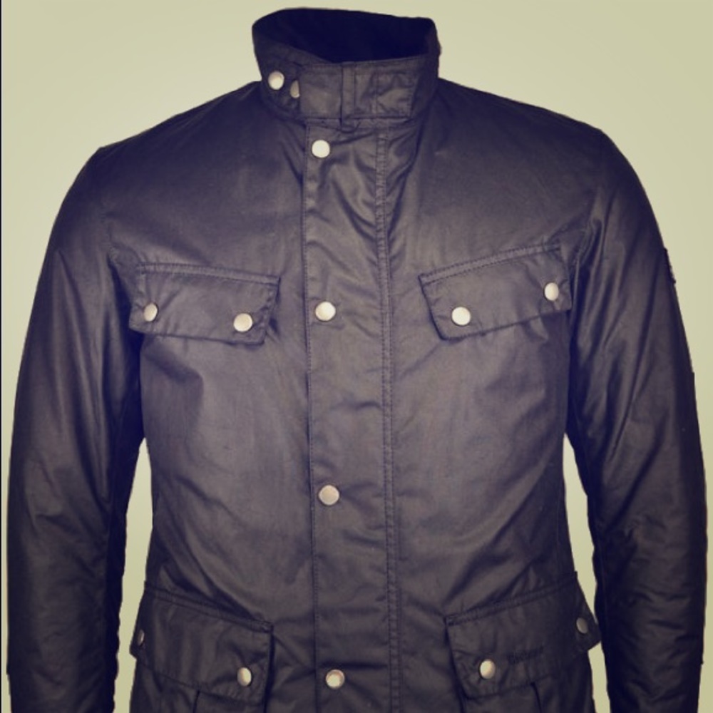 Barbour International Jacket in Black Size Small